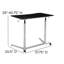 Bureau d'ordinateur ergonomique assis et debout Kamen - Bureau debout-1527802041