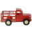  Rustic Red Truck Metal Freestanding 4-Bottle Countertop Wine Rack