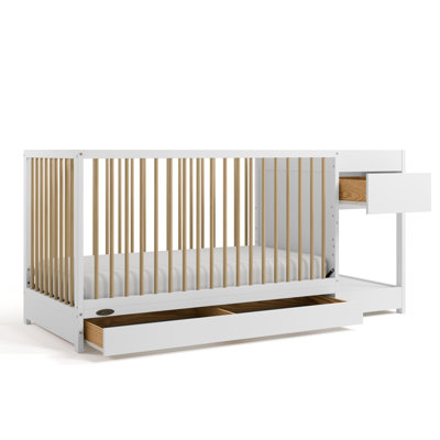 Teddi 5-In-1 Convertible Crib And Changer With Drawer