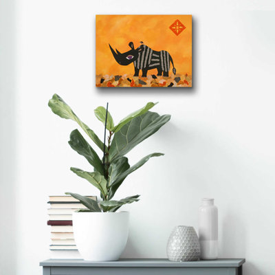 " Rhino With Summer Sky " by Casey Craig