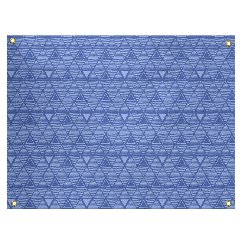 Tapisserie, H 26 po x l 36 po, Turquoise