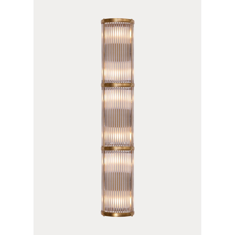 Ralph Lauren Allen Large Linear Sconce, Natural Brass