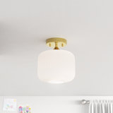 Veun 10"H William Globe Ceiling Light - House of Hampton
