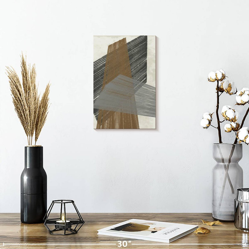 Avery Triangle Stripes I, 12" H x 8" W