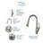 Transolid Layla Pull Out Kitchen Faucet-26308865