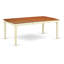 5 Piece Kitchen Table Set for 4 Includes a Rectangle Dining Table with Butterfly Leaf and 4 Dining Room Chairs, 42x78 Inch, Buttermilk & Cherry-1614634851-1705280007-1700672814