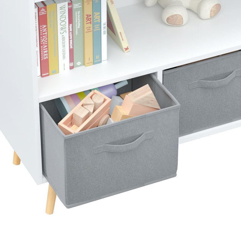 Bibliothèque Zelda, Blanc / gris