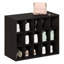 Étagère à chaussures, organisateur à 15 cubes, rangement empilable, 29 x 61,5 x 49 cm, pour placard, entrée, bureau, garage, chêne foncé noir-123204878