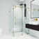 Winslow 46" W x 35" D x 74" H Sliding Frameless Shower Enclosure with 3/8  Clear Glass
