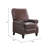 Hoopeston 33.6'' Wide Faux Leather Manual Club Recliner-1625872499