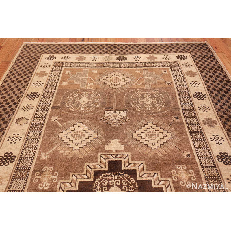 One-of-a-Kind Rectangle 6'7" X 11'7" Hand Knotted Area Rug