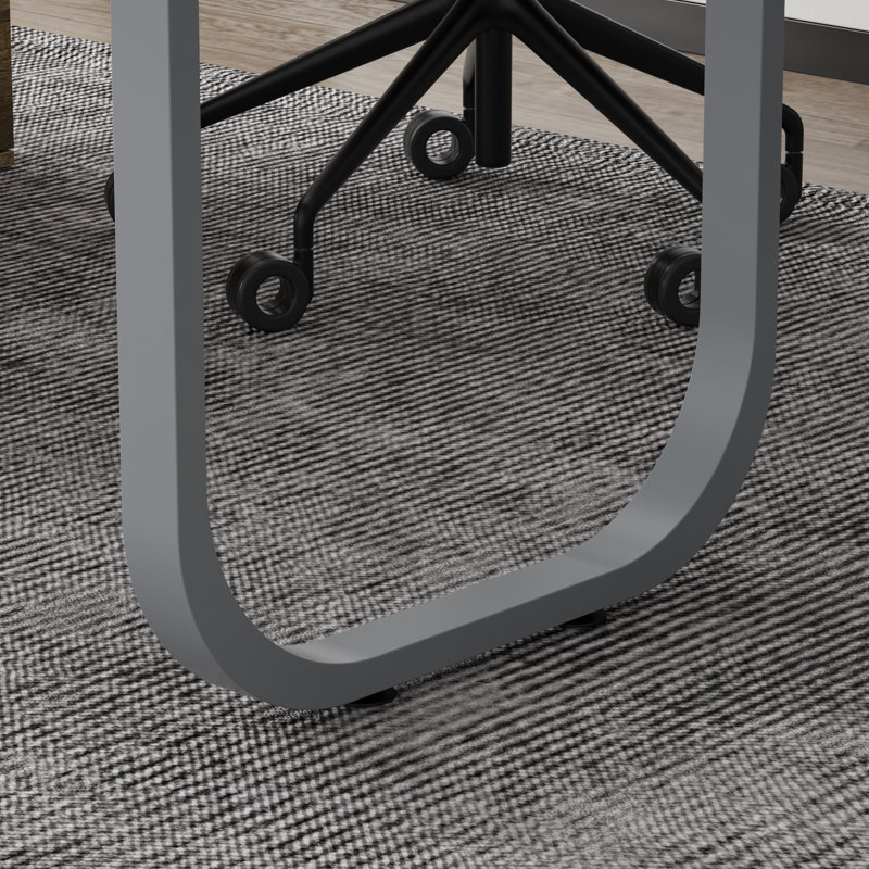 Stockseth L-Shaped Computer Desk, Oak/Gray