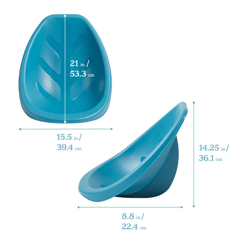 Chaise berçante ECR4Kids, Turquoise