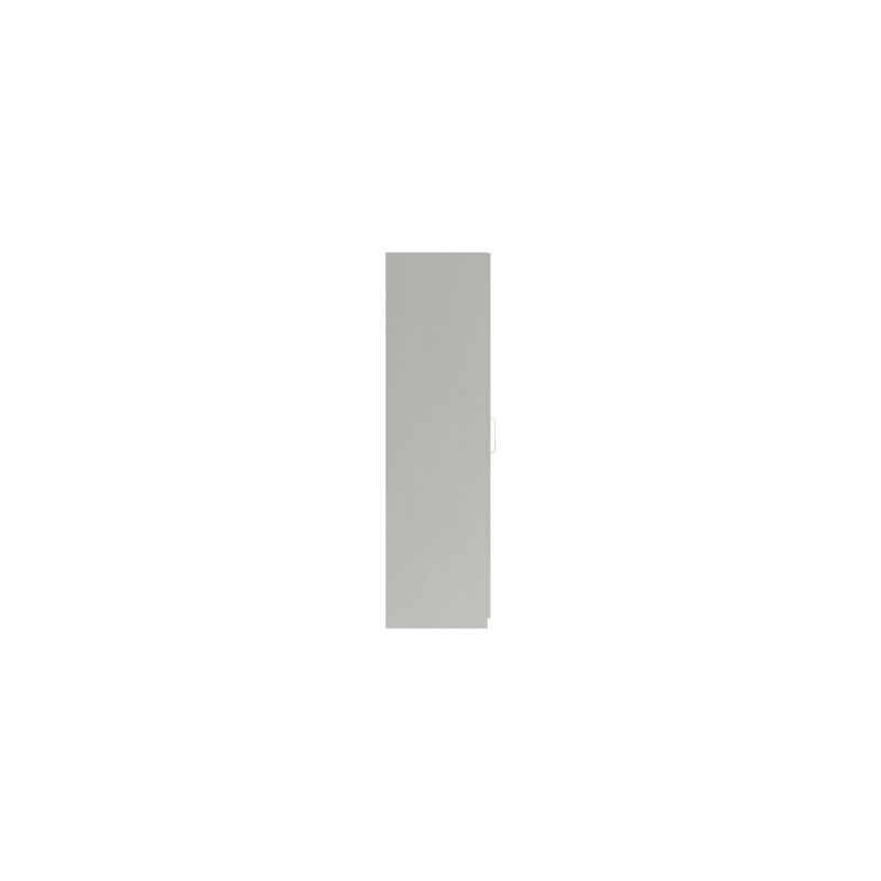 Narvaez 3 Door Manufactured Wood Wardrobe, White Gloss