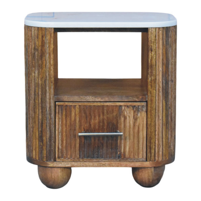 Table de chevet en marbre Beaumont