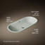 Iron Plains Metal Rectangle Dual Mount Bathroom Sink with Overflow-1215966205