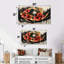 Cadogan - art mural couronne - art mural traditionnel sur toile 4 pièces-1398098291