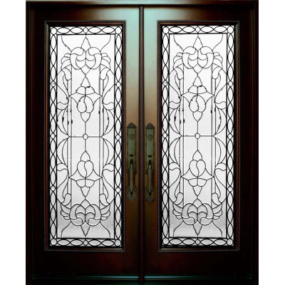 Paneled Wood Front Entry Doors