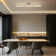 3 - Light 33.86" Dimmable LED  Flush Mount