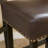 30-inch Backless Brown Leather Counter Stool (Set of 2)