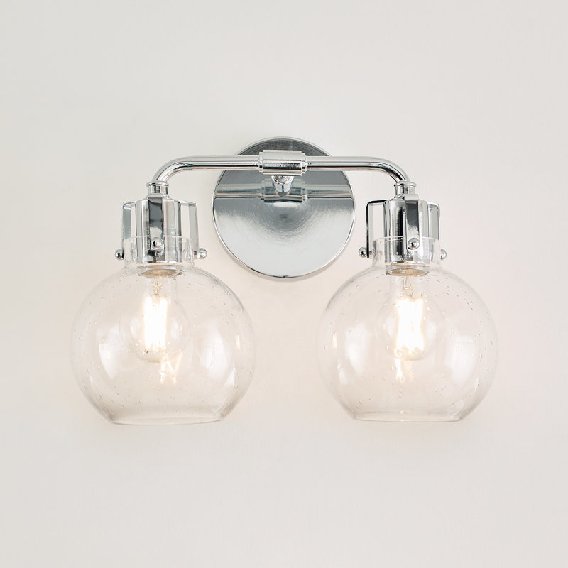 Éclairage pour meuble-lavabo 2 lumières Byrne, Chrome