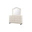 Commode capitonnée en cristal de style moderne avec 5 tiroirs et tissu en velours