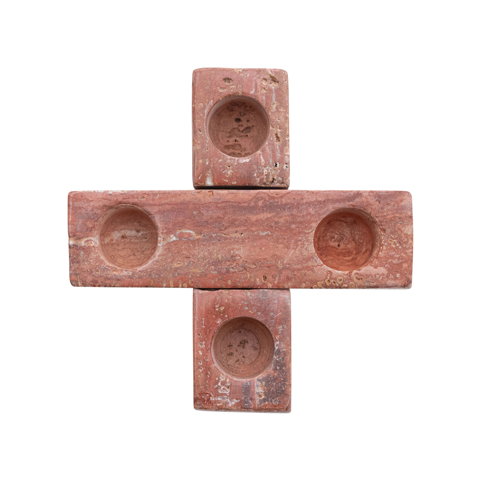 Travertine Interlocking Taper Holder