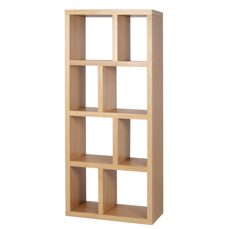 Sighfrith 159cm H x 70cm W Standard Bookcase, Oak