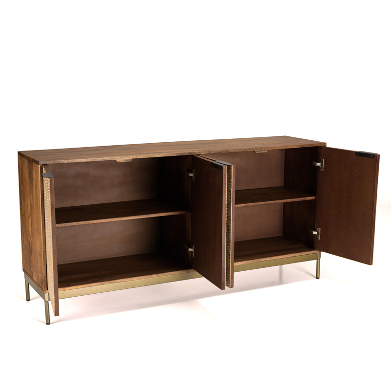 Alyzabeth 160cm Solid Wood Sideboard