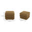 Donia Lowtide Curved Ottoman, Amber Glow-607850242