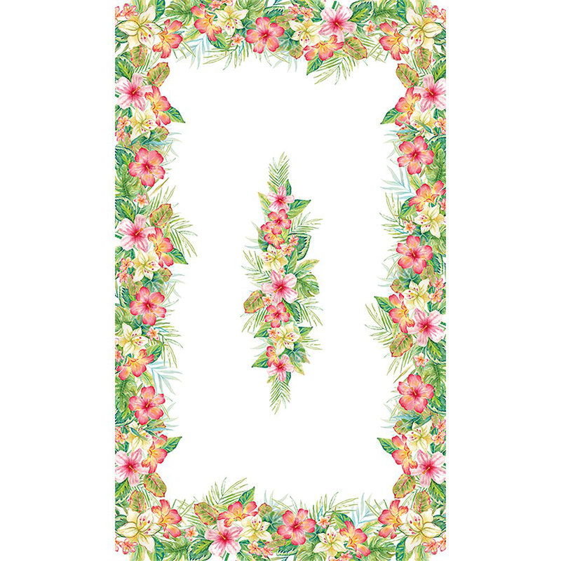 Nappe Florale, 70 po x 120 po