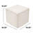 Hampton Square Pouf Ottoman - Snow White-1781876279