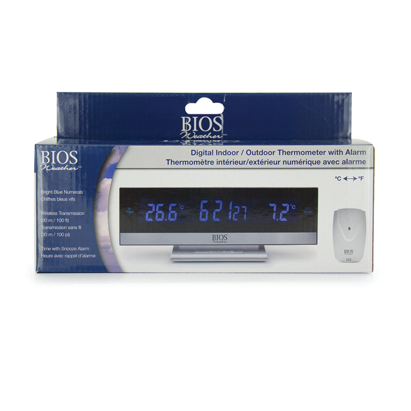 2.8'' Wireless Clock Thermometer
