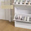 12 Pair Flip Down Shoe Storage