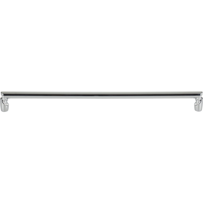 Florham Bar Pull, Polished Chrome, 12" Center to Center