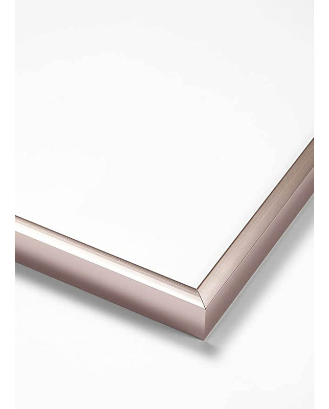 Metal Matte Picture Frame, Rose Gold
