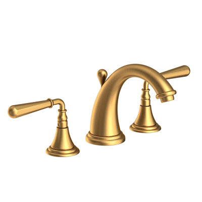 Bevelle Widespread Bathroom Faucet with Drain Assembly