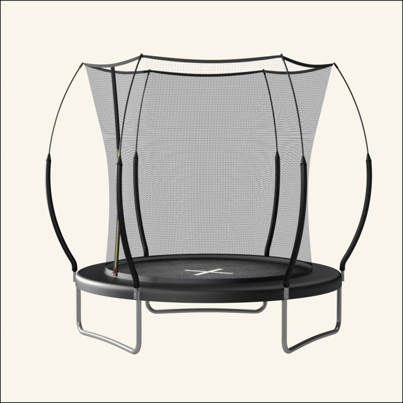 Trampoline 6 pi Springfree No Gap avec cordes élastiques pour un rebond doux et sécuritaire