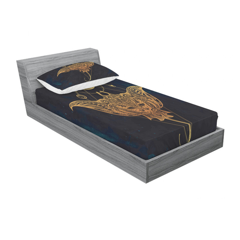 Microfiber Patterned Fitted Sheet