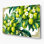 Fruit, lime vert persan, art mural en métal