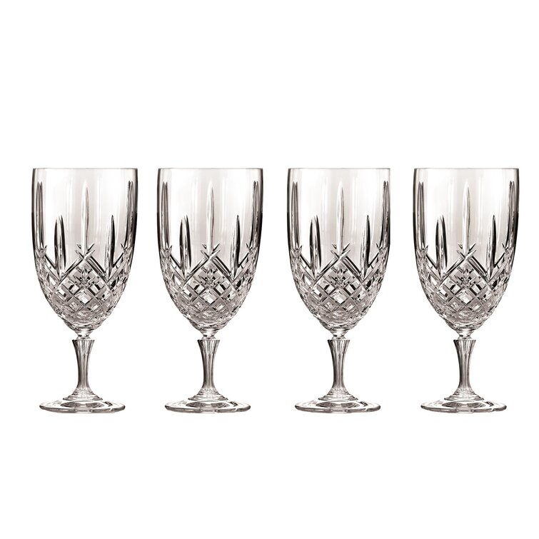 Set of 4 Marquis by Waterford Crystal Wine Glasses/marquis by