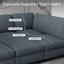 Canapé-lit modulaire 3 places, canapé-lit rembourré Frostvelvet-1534050222-1534050225