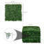 Panneau de buis artificiel 12 pièces, 20 x 20 pouces, fond de mur vert, décor de clôture de jardin extérieur intérieur, vert clair