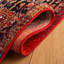 Tapis à motif oriental rouge / noir-1486262475