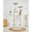 Cat Tree, 71.7-Inch Cat Tower For Indoor Cats, Plush Multi-Level Cat Condo With 13 Scratching Posts, 2 Perches, 2 Caves, Hammock, 2 Pompoms, Cream White MS013LC