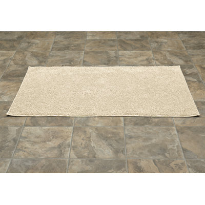 Roanoke Cotton Bath Rug with Non-Slip Backing
