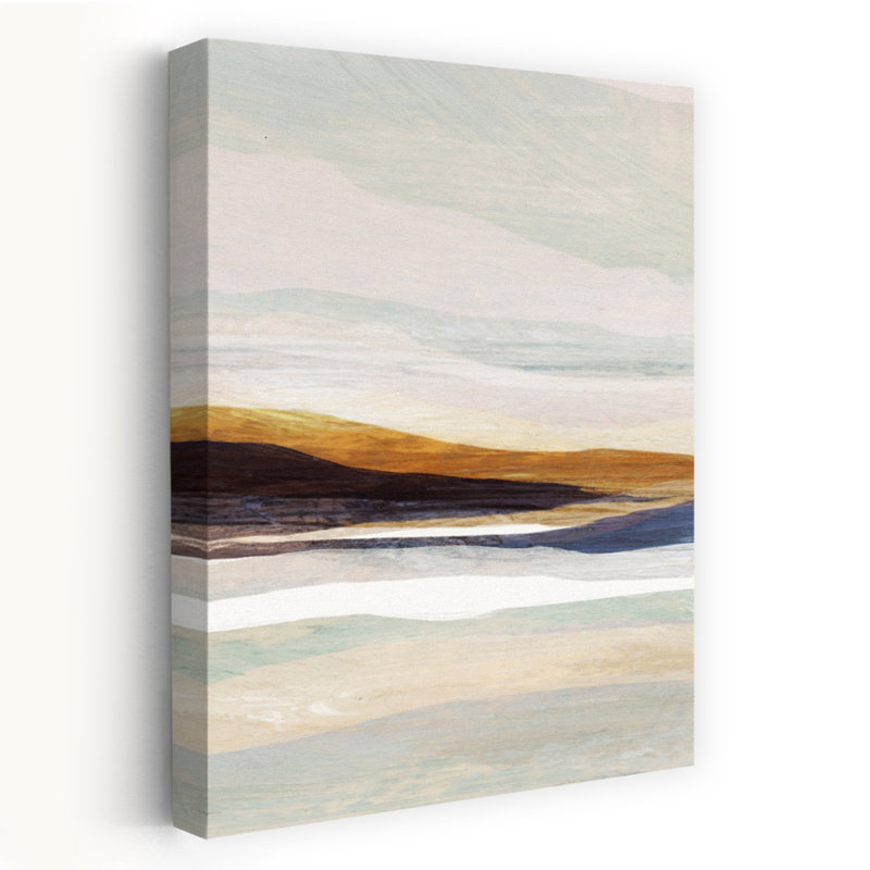 Art contemporain paysage contemporain, H 12 po x l 8 po