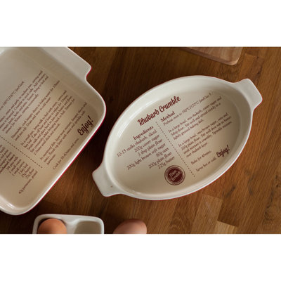 Symple Stuff Oval Stoneware Baker Bakeware