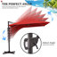 128' X 104' Rectangular Cantilever Umbrella, Base Included-1367998213