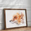 Profile of a Red Fox - Framed Print-56892265-56892272